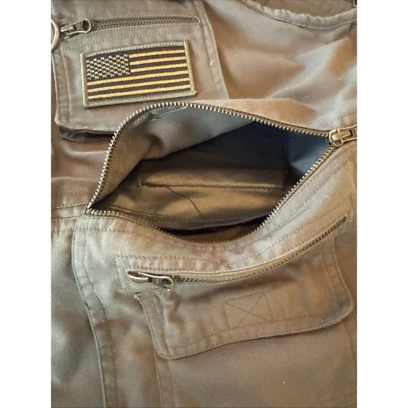 Blue Stone Conceal & Carry Vest Mens XL Safety Tactical Pockets Army Green USA - Picture 13 of 14